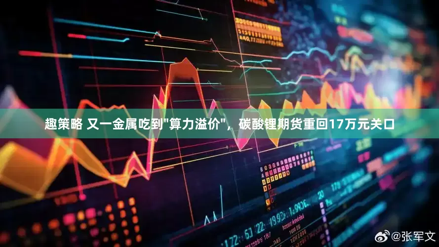 趣策略 又一金属吃到"算力溢价"，碳酸锂期货重回17万元关口